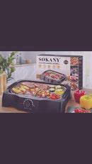 Grelhador Elétrico Sokany SK-3572 – 1500W(Portes Grátis)