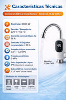 🔥 Torneira Elétrica Instantânea com Display Digital – ZSW-D