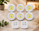 💡 Luz LED com Sensor de Movimento – Pack 3 + Pack 3 com comandos