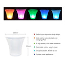 Balde de gelo led com coluna