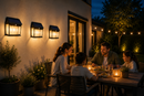 ✨ Luminária Solar LED Exterior – 3 Lâmpadas Vintage