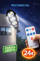 💡🌙 Luminária Solar LED 150W com Sensor e Comando 🚨✨