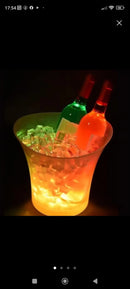 Balde de gelo led com coluna