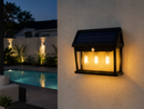 ✨ Luminária Solar LED Exterior – 3 Lâmpadas Vintage