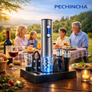 🍷 Saca-Rolhas Elétrico  Prata