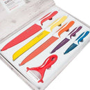 Conjunto de Facas Inox Cerâmica Swiss Touch