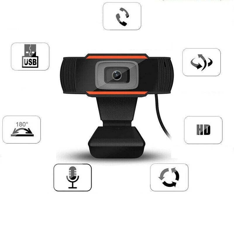 Webcam com microfone incorporado