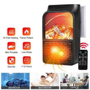 Aquecedor elétrico portátil com comando 900W